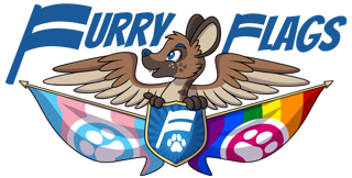 Furry Flags and Shifter Arts logo